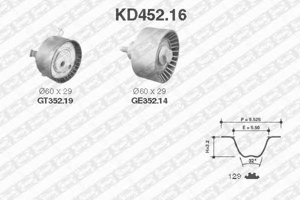 SNR KD45216 Комплект зубчастих ременів KD45216: Приваблива ціна - Купити у Польщі на 2407.PL!