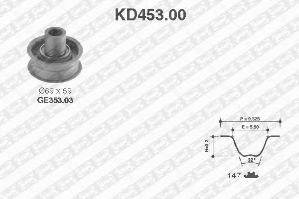 SNR KD45300 Zestaw paska rozrządu KD45300: Dobra cena w Polsce na 2407.PL - Kup Teraz!