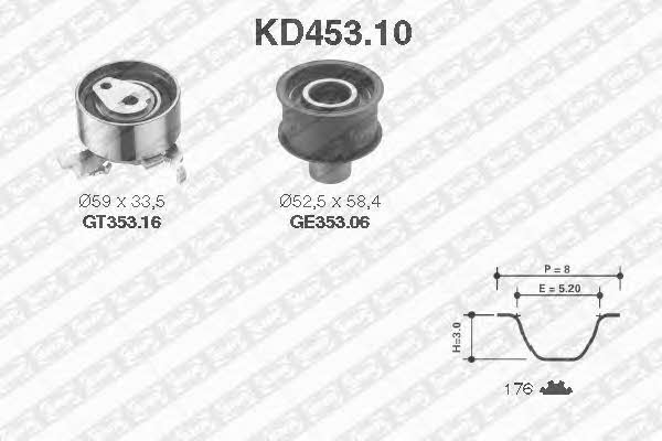 SNR KD45310 Timing Belt Kit KD45310: Buy near me in Poland at 2407.PL - Good price!