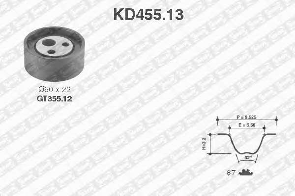 SNR KD45513 Комплект ремня ГРМ KD45513: Отличная цена - Купить в Польше на 2407.PL!