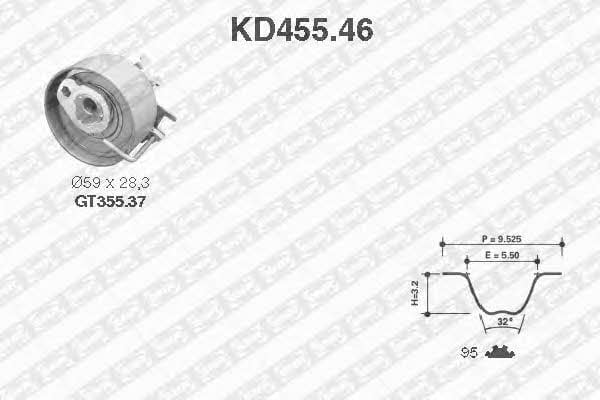 SNR KD45546 Комплект зубчастих ременів KD45546: Приваблива ціна - Купити у Польщі на 2407.PL!