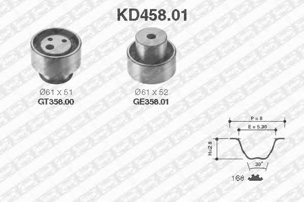 SNR KD45801 Timing Belt Kit KD45801: Buy near me in Poland at 2407.PL - Good price!