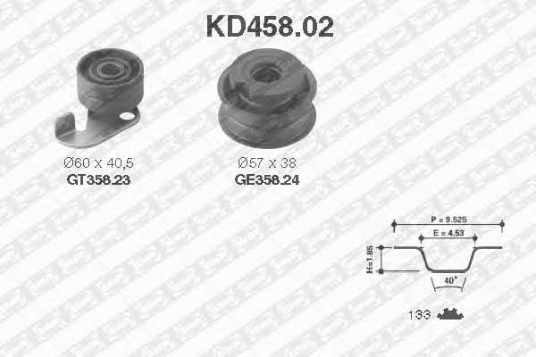 SNR KD45802 Timing Belt Kit KD45802: Buy near me at 2407.PL in Poland at an Affordable price!