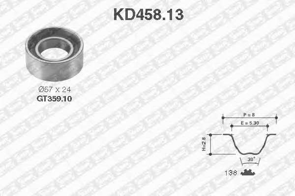 SNR KD45813 Комплект ремня ГРМ KD45813: Отличная цена - Купить в Польше на 2407.PL!