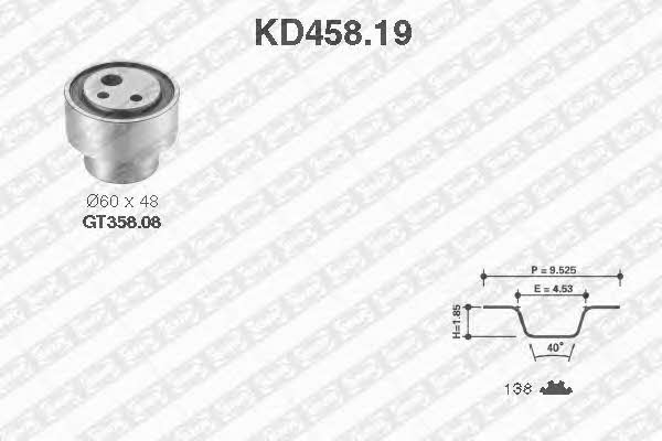 SNR KD45819 Комплект ремня ГРМ KD45819: Отличная цена - Купить в Польше на 2407.PL!