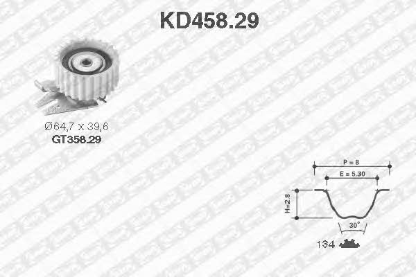 SNR KD45829 Комплект ремня ГРМ KD45829: Отличная цена - Купить в Польше на 2407.PL!