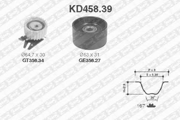 SNR KD45839 Timing Belt Kit KD45839: Buy near me in Poland at 2407.PL - Good price!