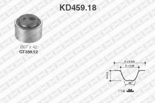 SNR KD45918 Комплект ремня ГРМ KD45918: Отличная цена - Купить в Польше на 2407.PL!