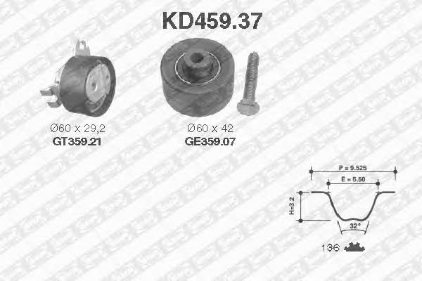 SNR KD45937 Комплект ремня ГРМ KD45937: Отличная цена - Купить в Польше на 2407.PL!