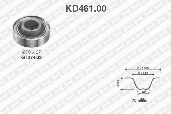 SNR KD46100 Timing Belt Kit KD46100: Buy near me in Poland at 2407.PL - Good price!