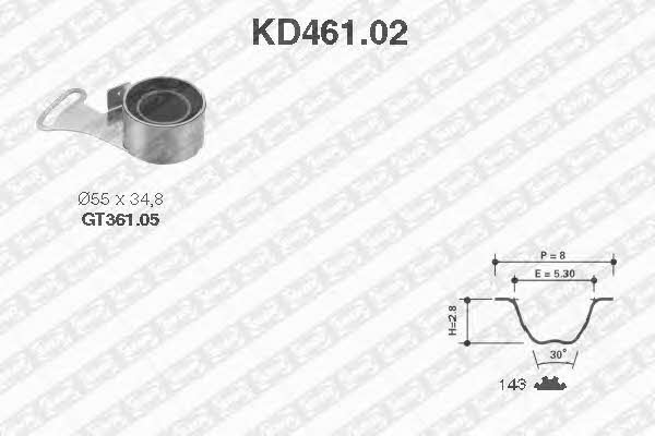 SNR KD46102 Timing Belt Kit KD46102: Buy near me in Poland at 2407.PL - Good price!