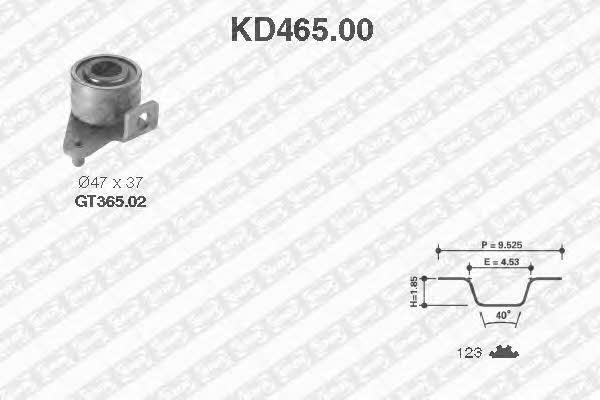 SNR KD465.00 Комплект зубчастих ременів KD46500: Приваблива ціна - Купити у Польщі на 2407.PL!