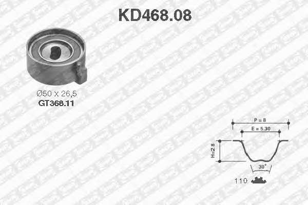 SNR KD468.08 Timing Belt Kit KD46808: Buy near me in Poland at 2407.PL - Good price!