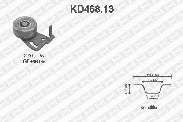 SNR KD46813 Timing Belt Kit KD46813: Buy near me in Poland at 2407.PL - Good price!