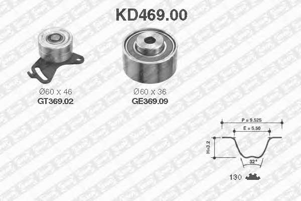 SNR KD46900 Комплект ремня ГРМ KD46900: Отличная цена - Купить в Польше на 2407.PL!