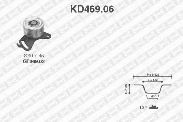 SNR KD46906 Timing Belt Kit KD46906: Buy near me at 2407.PL in Poland at an Affordable price!