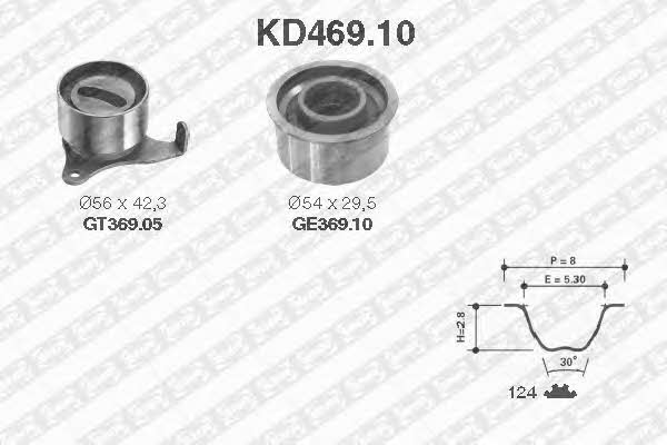 SNR KD46910 Timing Belt Kit KD46910: Buy near me in Poland at 2407.PL - Good price!