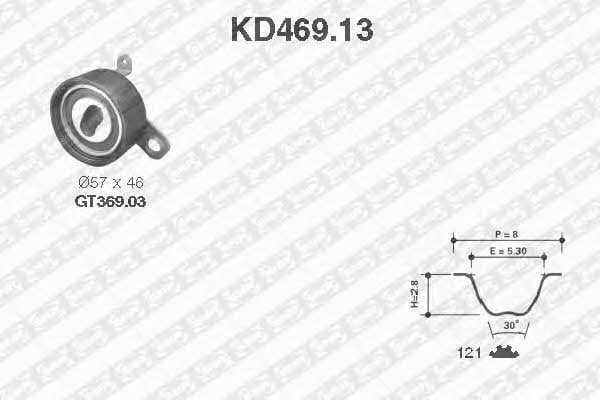 SNR KD46913 Timing Belt Kit KD46913: Buy near me in Poland at 2407.PL - Good price!