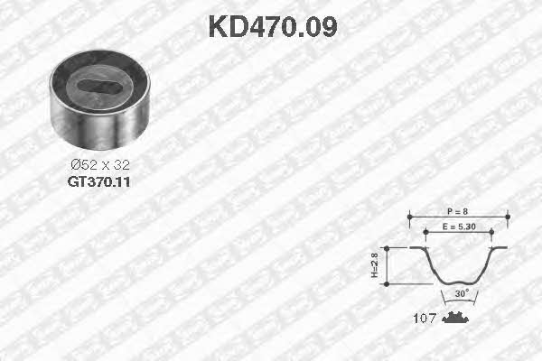 SNR KD47009 Zestaw paska rozrządu KD47009: Dobra cena w Polsce na 2407.PL - Kup Teraz!