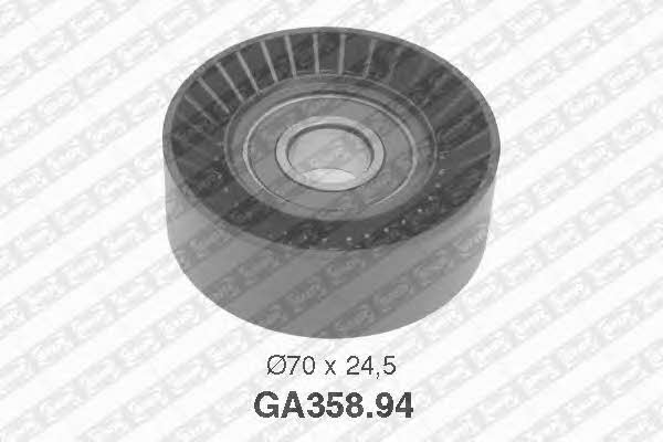 SNR GA358.94 V-ribbed belt tensioner (drive) roller GA35894: Buy near me at 2407.PL in Poland at an Affordable price!
