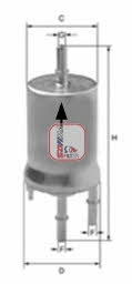 Sofima S 1855 B Fuel filter S1855B: Buy near me in Poland at 2407.PL - Good price!