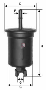 Sofima S 1548 B Fuel filter S1548B: Buy near me in Poland at 2407.PL - Good price!