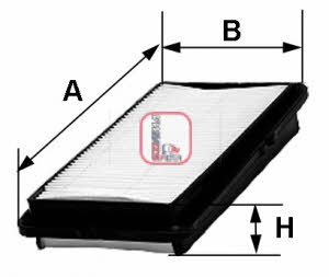 Sofima S 3256 A Air filter S3256A: Buy near me in Poland at 2407.PL - Good price!