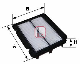 Sofima S 3279 A Air filter S3279A: Buy near me in Poland at 2407.PL - Good price!