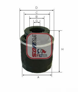 Sofima S 3573 R Oil Filter S3573R: Buy near me in Poland at 2407.PL - Good price!
