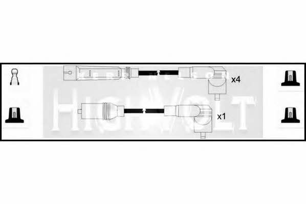 Standard OEF771 Zündkabel kit OEF771: Kaufen Sie zu einem guten Preis in Polen bei 2407.PL!