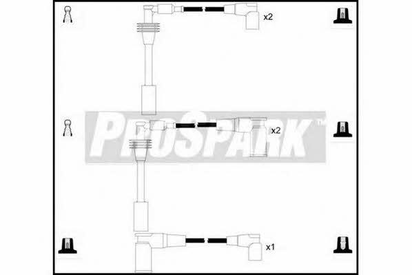 Standard OES1093 Провода высоковольтные, комплект OES1093: Отличная цена - Купить в Польше на 2407.PL!