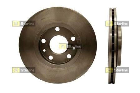 StarLine PB 4504 Ventilated disc brake, 1 pcs. PB4504: Buy near me in Poland at 2407.PL - Good price!