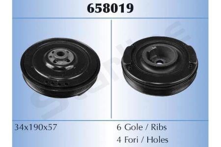 StarLine RS 658019 Pulley crankshaft RS658019: Buy near me at 2407.PL in Poland at an Affordable price!