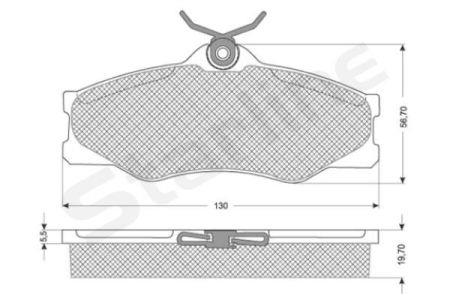 StarLine BD S229 Brake Pad Set, disc brake BDS229: Buy near me in Poland at 2407.PL - Good price!