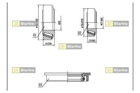 

łożysko piasty koła lo00528 StarLine