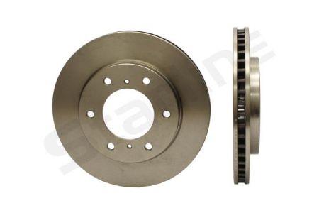 StarLine PB 20743 Ventilated disc brake, 1 pcs. PB20743: Buy near me in Poland at 2407.PL - Good price!