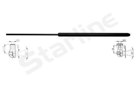 StarLine 16.52.807 Gas Spring, boot-/cargo area 1652807: Buy near me in Poland at 2407.PL - Good price!