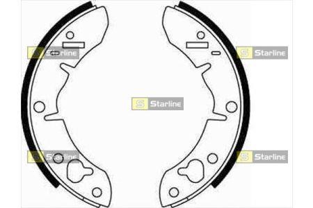 StarLine BC 00560 Колодки гальмівні барабанні, комплект BC00560: Купити у Польщі - Добра ціна на 2407.PL!