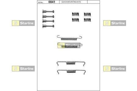 StarLine BC PR71 Repair kit for rear drum brake pads BCPR71: Buy near me at 2407.PL in Poland at an Affordable price!