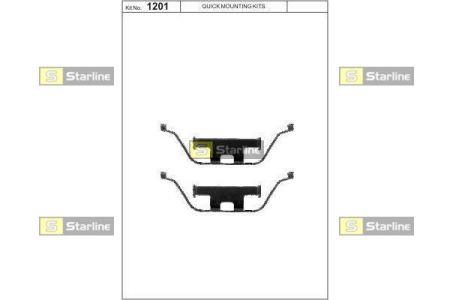 StarLine BD PR51 Brake pad repair kit BDPR51: Buy near me at 2407.PL in Poland at an Affordable price!