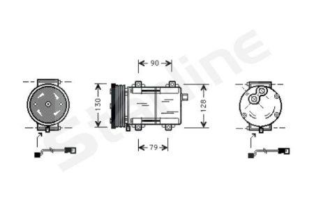 StarLine DK STK0114 Компрессор кондиционера DKSTK0114: Купить в Польше - Отличная цена на 2407.PL!