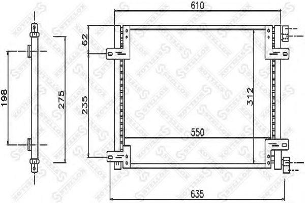 Stellox 10-45419-SX Радіатор кондиціонера (Конденсатор) 1045419SX: Приваблива ціна - Купити у Польщі на 2407.PL!