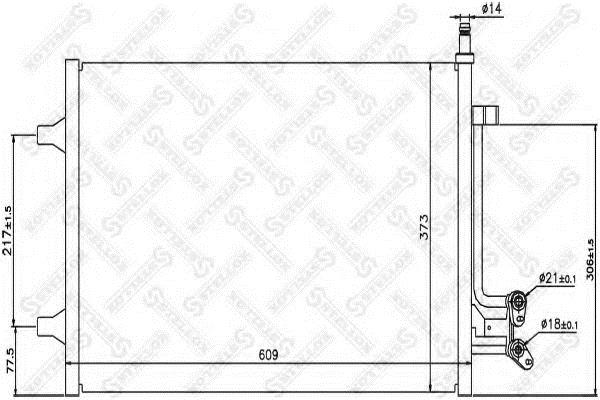 Stellox 10-45429-SX Радіатор кондиціонера (Конденсатор) 1045429SX: Приваблива ціна - Купити у Польщі на 2407.PL!