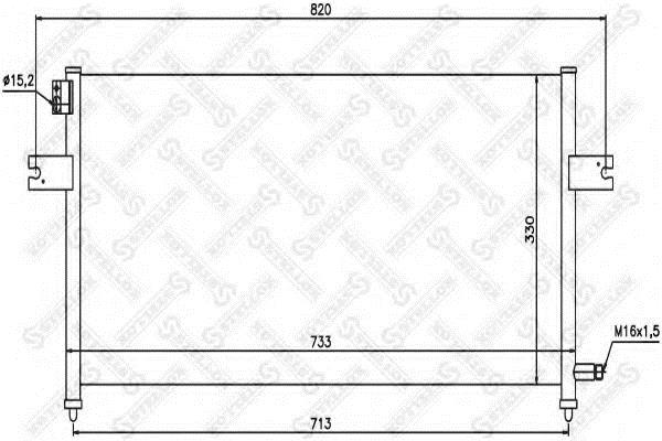 Stellox 10-45472-SX Радіатор кондиціонера (Конденсатор) 1045472SX: Приваблива ціна - Купити у Польщі на 2407.PL!