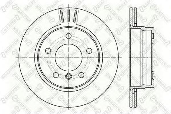 Stellox 6020-1535V-SX Диск гальмівний задній вентильований 60201535VSX: Купити у Польщі - Добра ціна на 2407.PL!