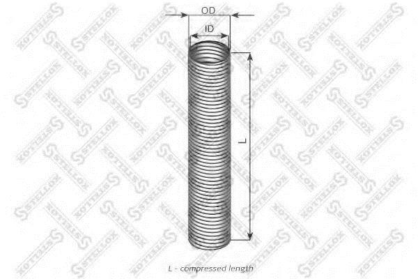 Stellox 82-01636-SX Corrugated pipe 8201636SX: Buy near me in Poland at 2407.PL - Good price!