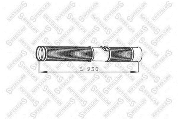 Stellox 82-01654-SX Corrugated pipe 8201654SX: Buy near me in Poland at 2407.PL - Good price!