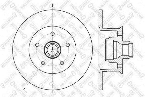 Stellox 6020-4720-SX Unbelüftete Bremsscheibe vorne 60204720SX: Kaufen Sie zu einem guten Preis in Polen bei 2407.PL!