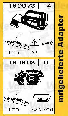 SWF 116111 Wiper Blade SWF Das Original 480 mm (19") 116111: Buy near me at 2407.PL in Poland at an Affordable price!