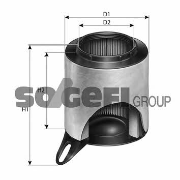 Tecnocar A2153 Filtr powietrza A2153: Dobra cena w Polsce na 2407.PL - Kup Teraz!